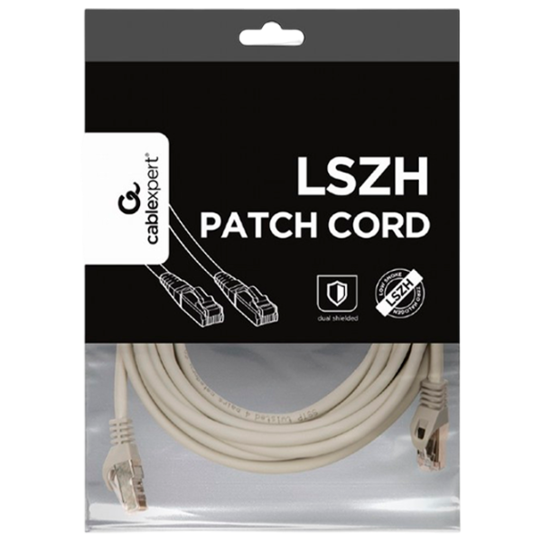 Кабель данных Cablexpert RJ-45 + RJ-45 5 м / Серый photo 5