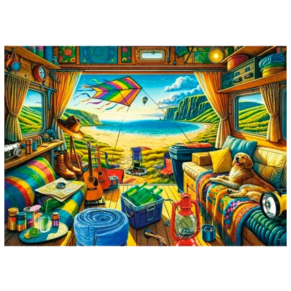 Puzzle Trefl Van Life 9+/ Numărul de piese: 1000 photo 1