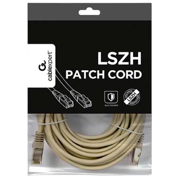 Кабель данных Cablexpert RJ-45 + RJ-45 10 м / Серый photo 4