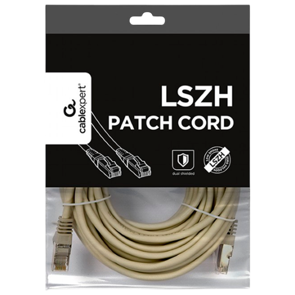 Кабель данных Cablexpert RJ-45 + RJ-45 10 м / Серый photo 4