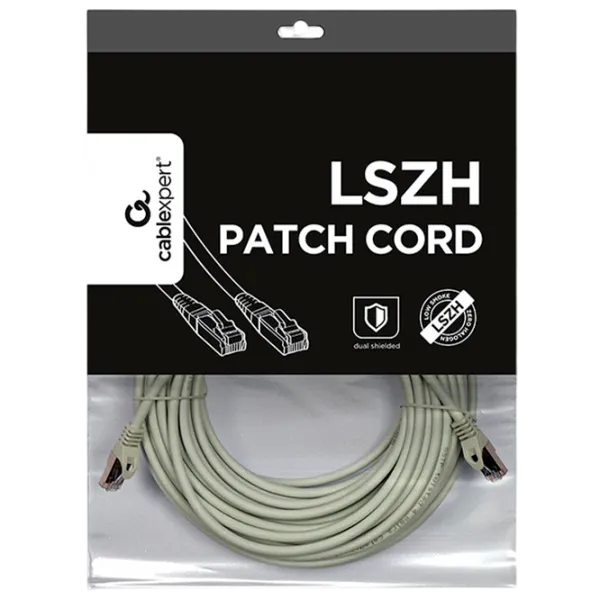 Кабель данных Cablexpert RJ-45 + RJ-45 20 м / Серый photo 5
