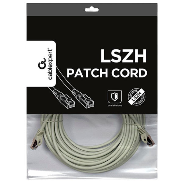 Кабель данных Cablexpert RJ-45 + RJ-45 20 м / Серый photo 5