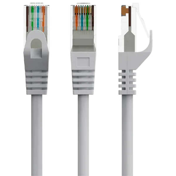 Cablu de date Cablexpert RJ-45 + RJ-45 2 m / Gray photo 1