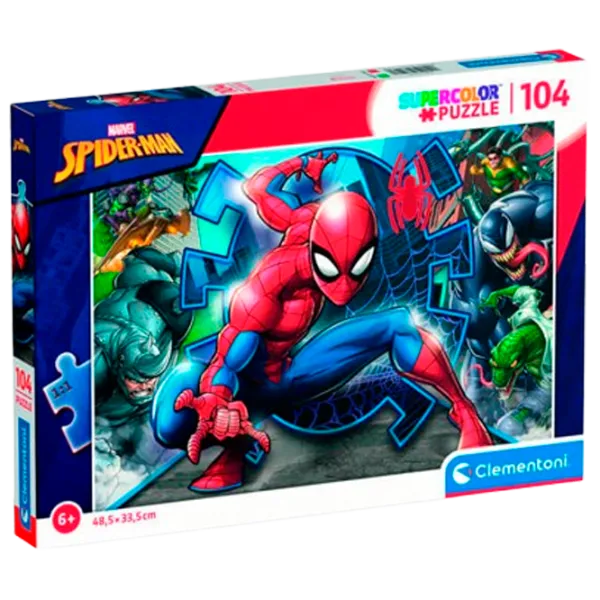 Puzzle Clementoni Spider-Man 6+/ Numărul de piese: 104 photo 2