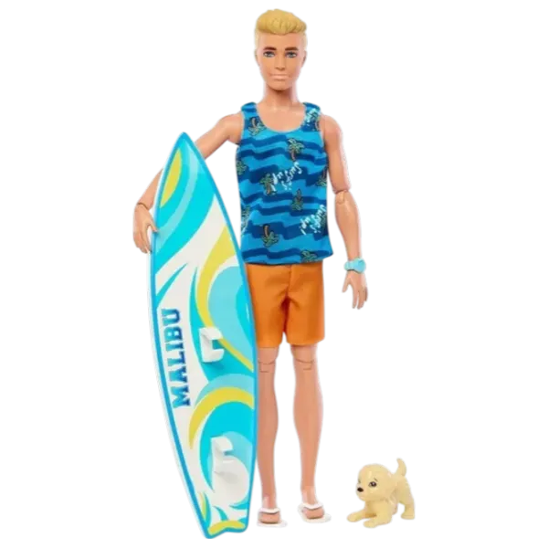 Păpușă Barbie Surfer Malibu HPT50 model / 3+ photo 1