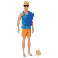 Păpușă Barbie Surfer Malibu HPT50 model / 3+ photo 2