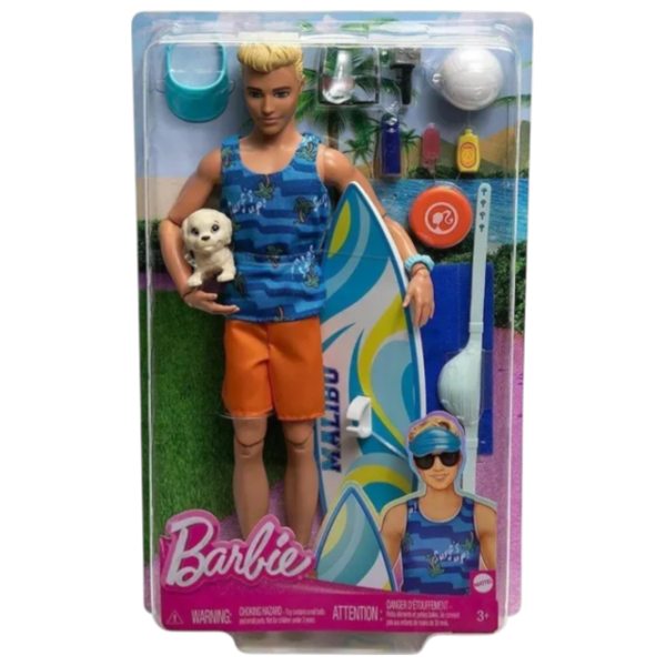 Păpușă Barbie Surfer Malibu HPT50 model / 3+ photo 5