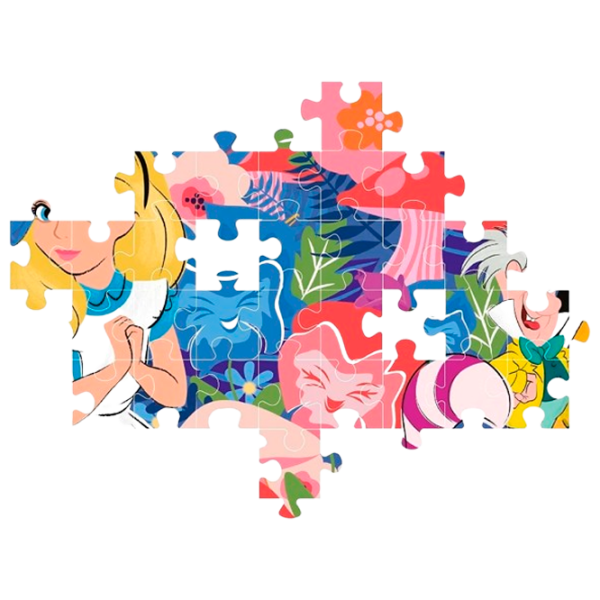 Puzzle Clementoni Alice in Wonderland 6+/ Количество деталей: 104 photo 2