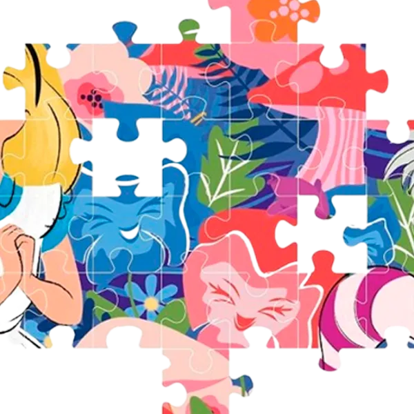 Puzzle Clementoni Alice in Wonderland 6+/ Количество деталей: 104 photo 4
