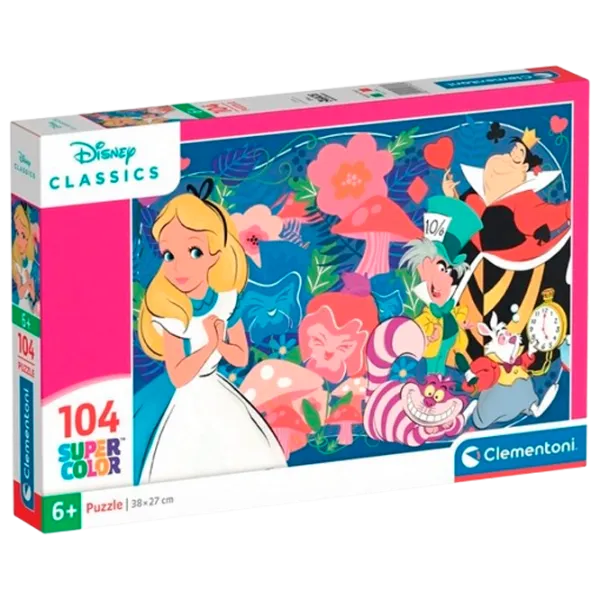 Puzzle Clementoni Alice in Wonderland 6+/ Количество деталей: 104 photo 5