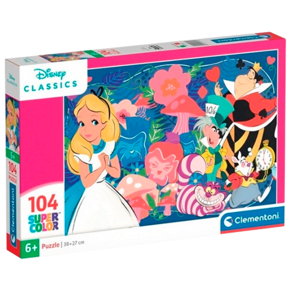 Puzzle Clementoni Alice in Wonderland 6+/ Количество деталей: 104 photo 5
