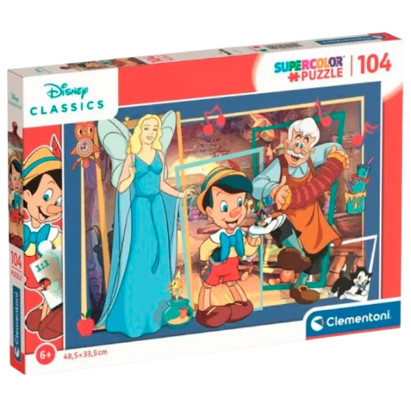 Puzzle Clementoni Pinocchio 6+/ Numărul de piese: 104 photo 3
