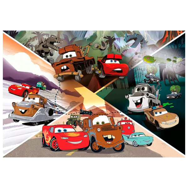 Puzzle Clementoni Cars 6+/ Numărul de piese: 104 photo 1