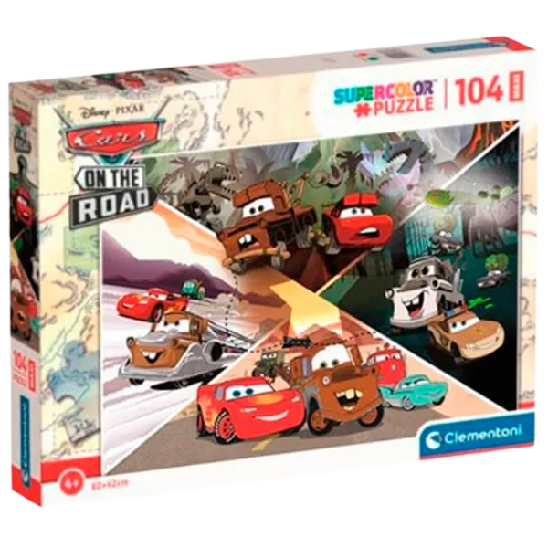 Puzzle Clementoni Cars 6+/ Numărul de piese: 104 photo 2