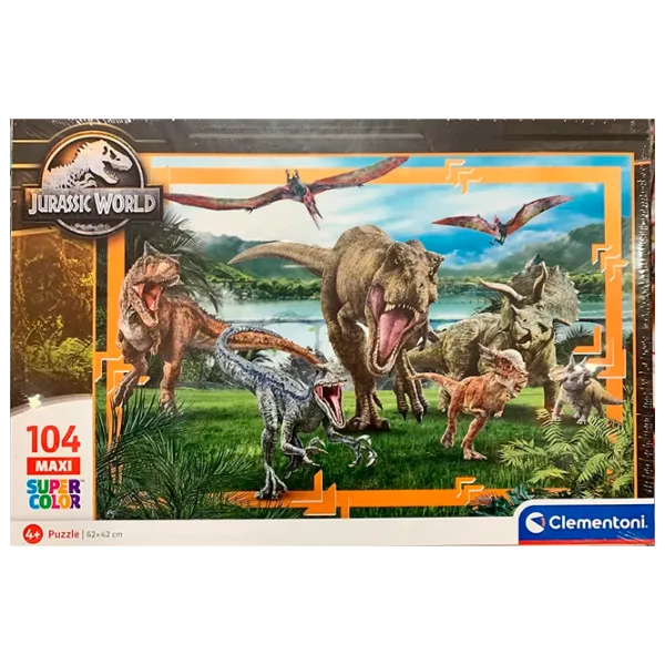 Puzzle Clementoni Jurasic World 6+/ Numărul de piese: 104 photo 1
