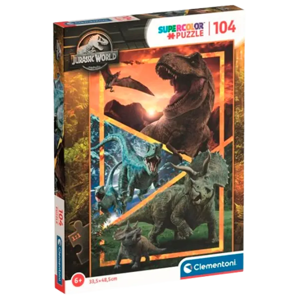 Puzzle Clementoni Jurasic World 6+/ Numărul de piese: 104 photo 2