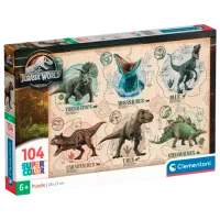 Puzzle Clementoni Jurassic World 6+/ Numărul de piese: 104 photo 3