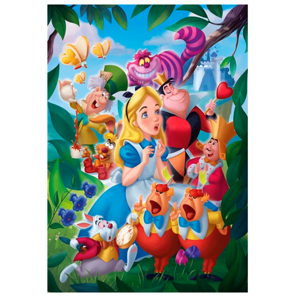 Puzzle Clementoni Alice in Wonderland 10+/ Количество деталей: 1000 photo 1