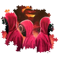 Puzzle Clementoni SQUID GAME 10+/ Numărul de piese: 1000 photo 2