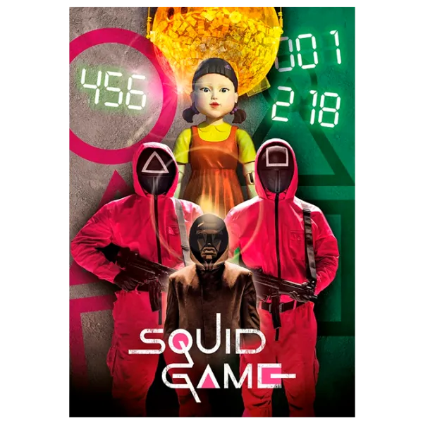 Puzzle Clementoni SQUID GAME 10+/ Numărul de piese: 1000 photo 1