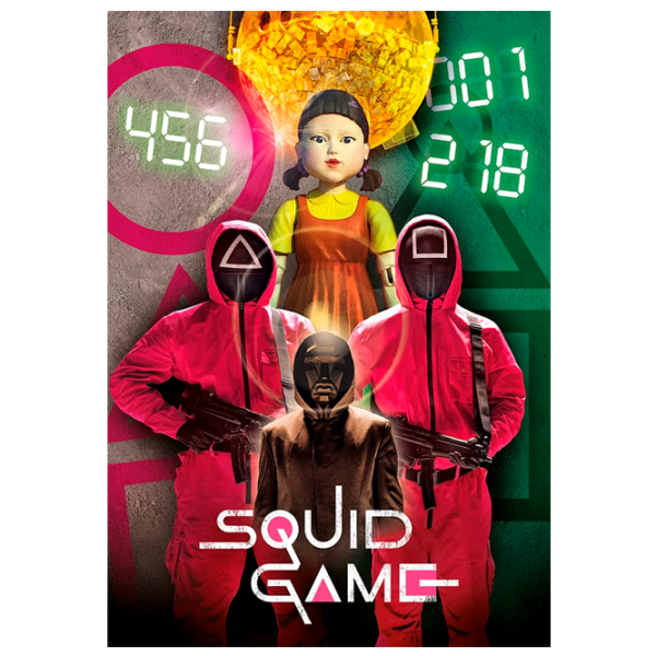 Puzzle Clementoni SQUID GAME 10+/ Numărul de piese: 1000 photo 1