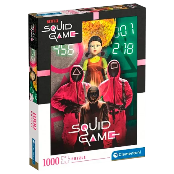 Puzzle Clementoni SQUID GAME 10+/ Numărul de piese: 1000 photo 2