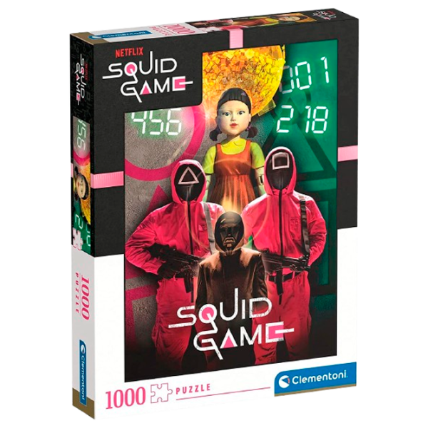 Puzzle Clementoni SQUID GAME 10+/ Numărul de piese: 1000 photo 2