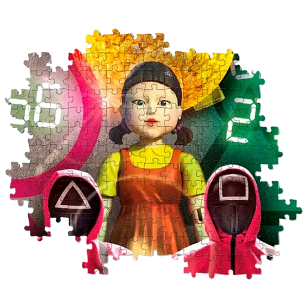 Puzzle Clementoni SQUID GAME 10+/ Numărul de piese: 1000 photo 4