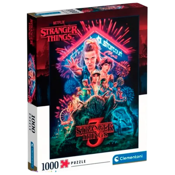 Puzzle Clementoni Stranger Things 10+/ Numărul de piese: 1000 photo 2