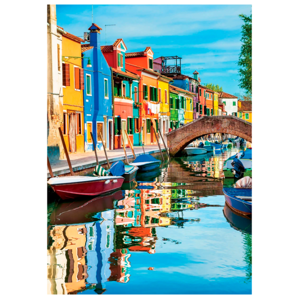 Puzzle Clementoni Burano 12+/ Количество деталей: 1000 photo 1