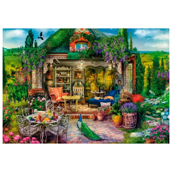 Puzzle Clementoni Wine Country Escape 10+/ Numărul de piese: 1000 photo 1