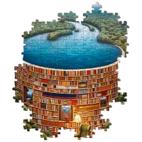 Puzzle Clementoni Bibliodame 10+/ Numărul de piese: 1000 photo 3