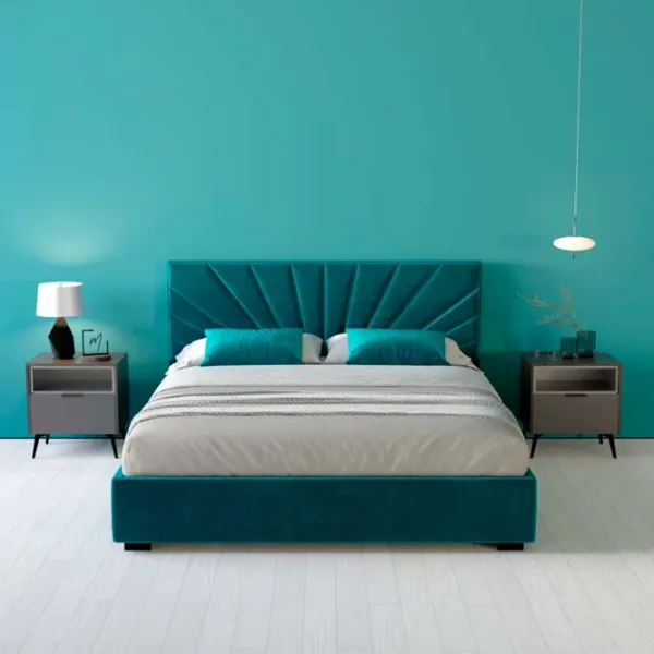 Кровать My-Style my-Anna 200 x 200 см / Фанера / Зеленый photo 6