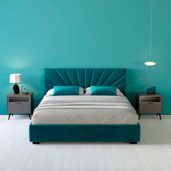 Кровать My-Style my-Anna 200 x 200 см / Фанера / Зеленый photo 6