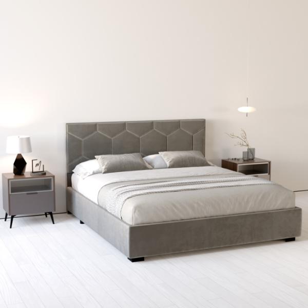 Кровать My-Style my-Dora 180 x 200 см / Фанера / Тёмно-серый photo 5