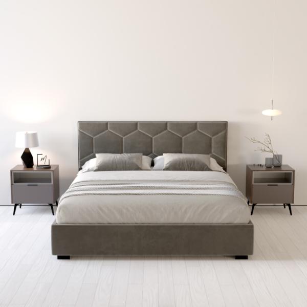 Кровать My-Style my-Dora 180 x 200 см / Фанера / Тёмно-серый photo 6