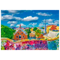 Puzzle Trefl Park Güell, Barcelona 9+/ Количество деталей: 1000