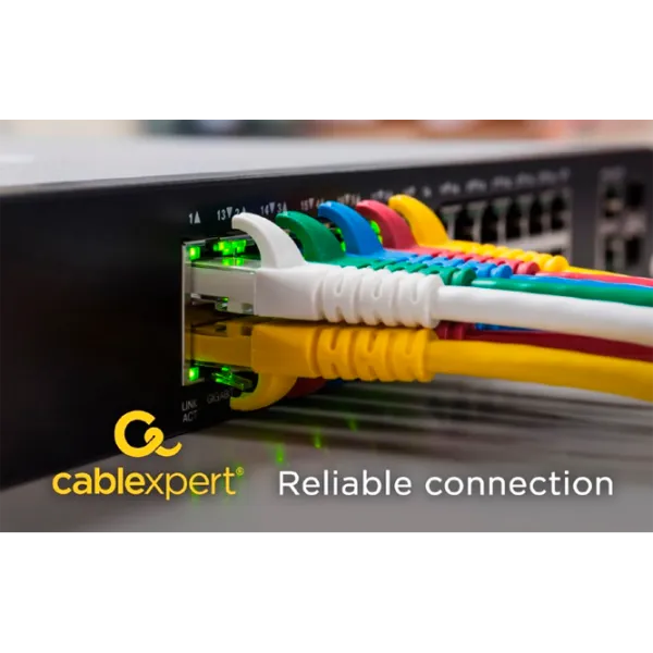 Кабель данных Cablexpert RJ-45 + RJ-45 0.5 м / Серый photo 2