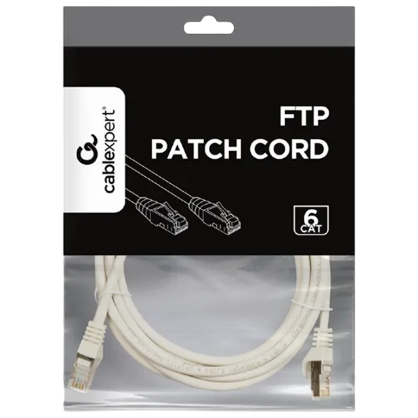 Cablu de date Cablexpert RJ-45 + RJ-45 5 m / Gray photo 4