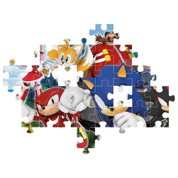 Puzzle Clementoni Sonic 10+/ Numărul de piese: 104 photo 3
