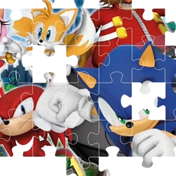 Puzzle Clementoni Sonic 10+/ Numărul de piese: 104 photo 4
