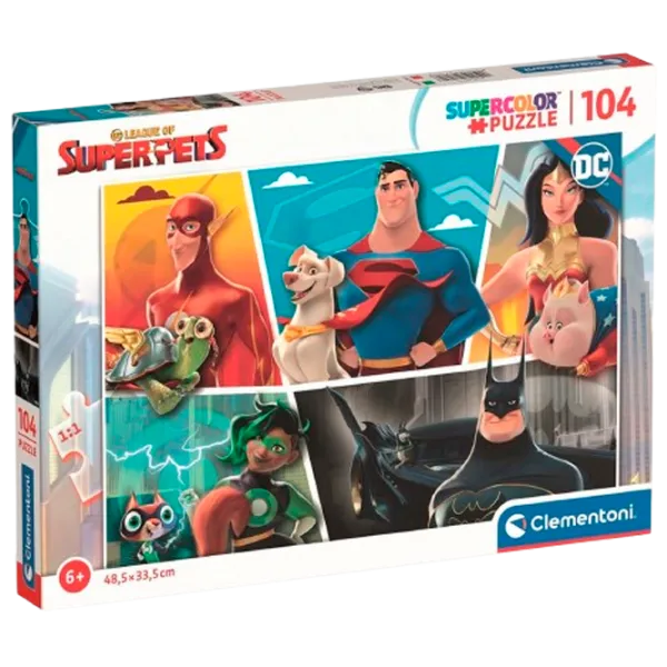 Puzzle Clementoni Superpets 6+/ Количество деталей: 104 photo 2