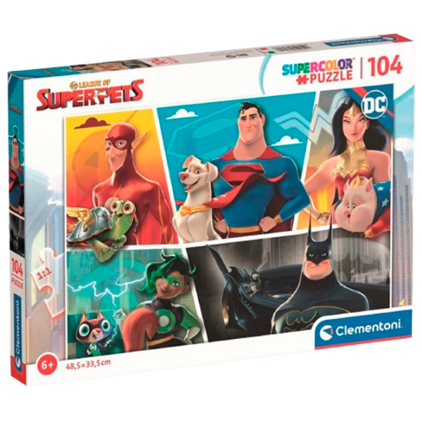Puzzle Clementoni Superpets 6+/ Количество деталей: 104 photo 2