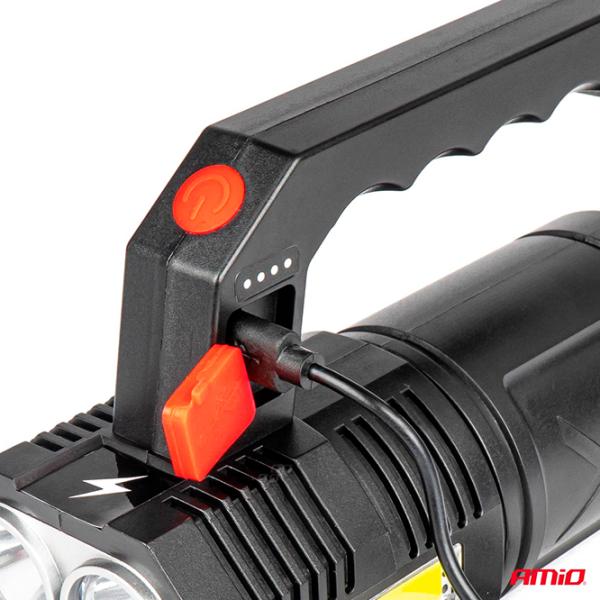 Фонарик Amio WT17 Черный photo 5