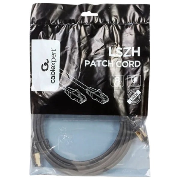 Кабель данных Cablexpert RJ-45 + RJ-45 5 м / Черный photo 3