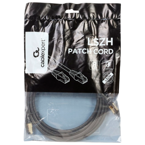 Кабель данных Cablexpert RJ-45 + RJ-45 5 м / Черный photo 3