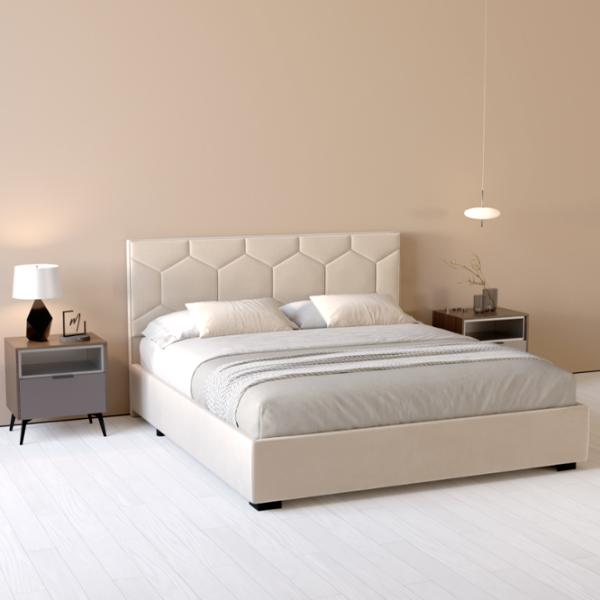 Кровать My-Style my-Dora 160 x 200 см / Фанера / Кремовый photo 5
