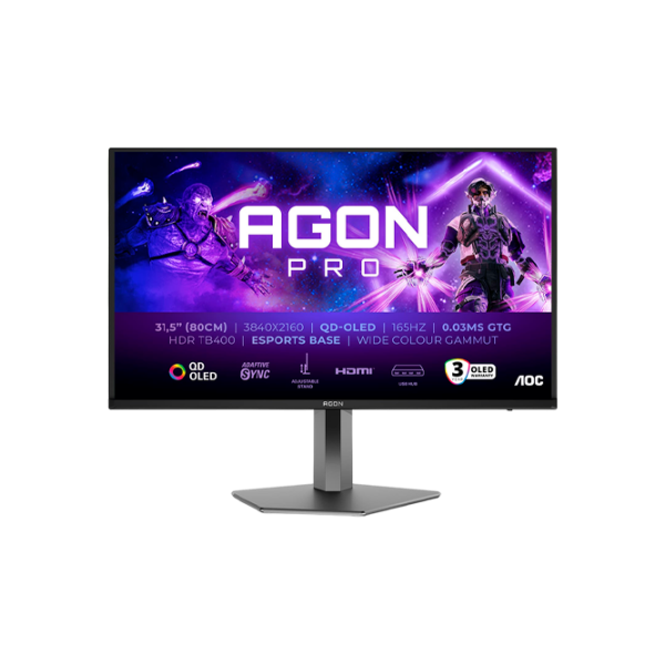 Монитор AOC Agon Pro AG326UD 32" 4K 165 Гц / 0.03 мс / Черный photo 1