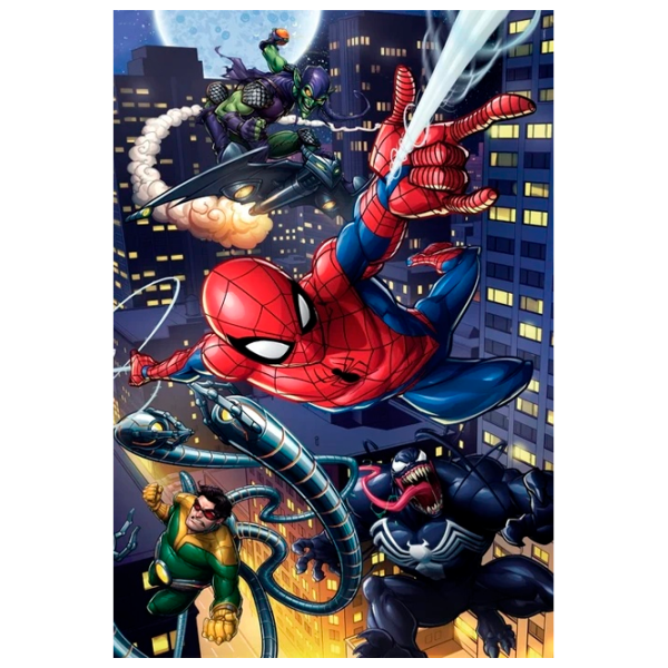 Puzzle Clementoni Spider-Man 7+/ Количество деталей: 180 photo 1