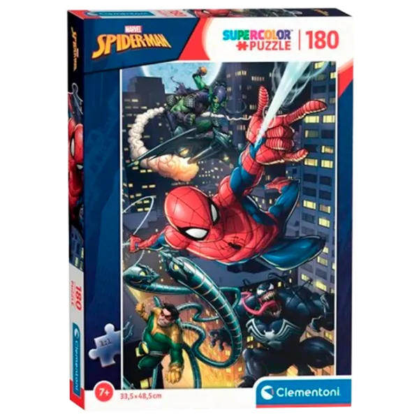 Puzzle Clementoni Spider-Man 7+/ Количество деталей: 180 photo 2